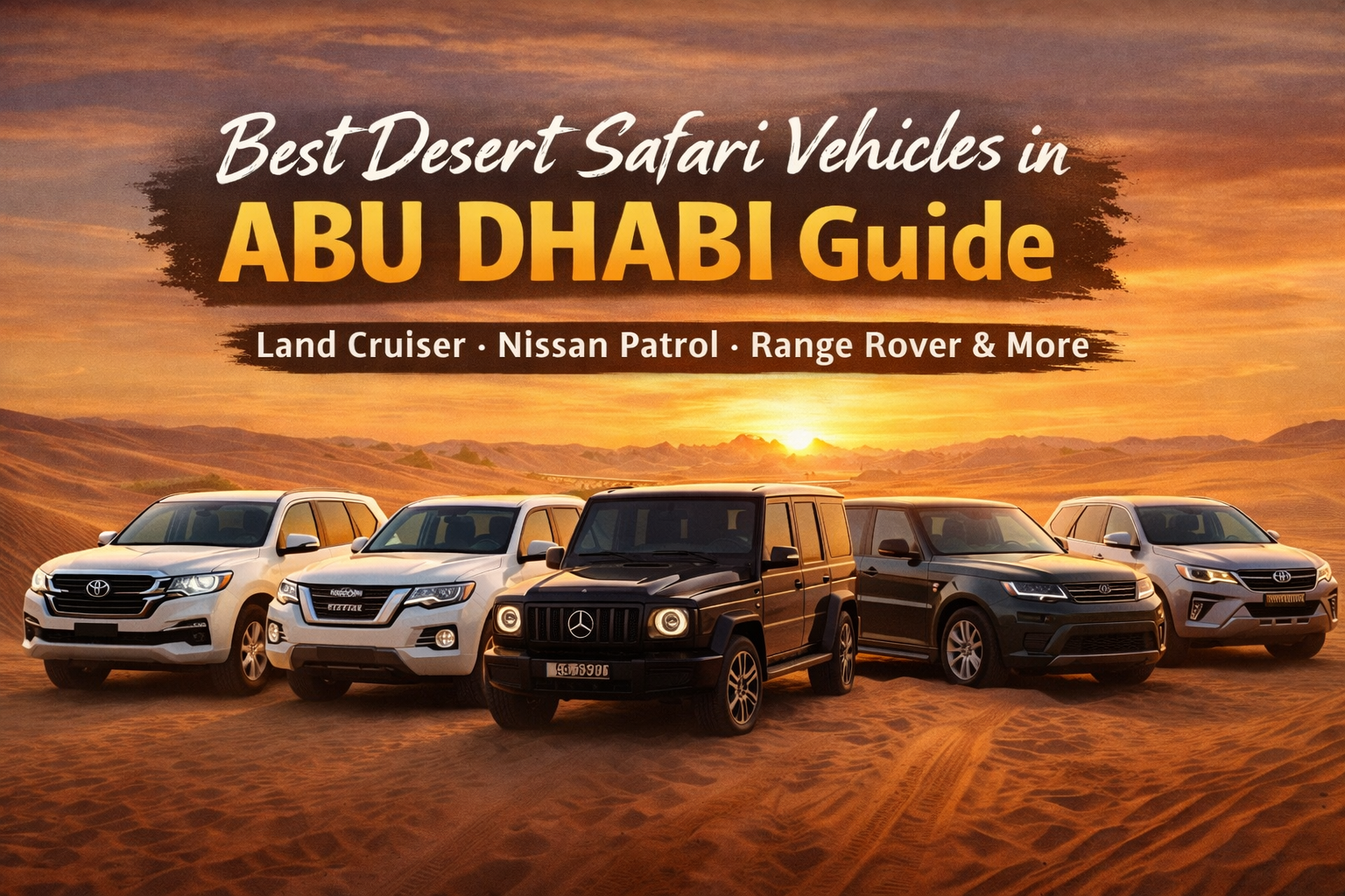 Best Car for a Desert Safari